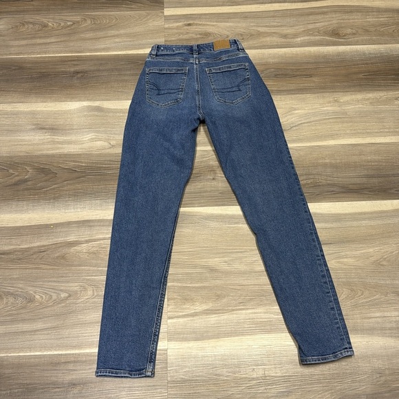 American Eagle Outfitters Blue Skinny Jeans size 00 LONG - Picture 10 of 10